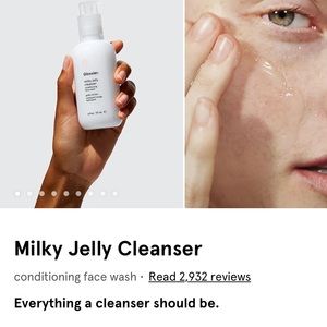 Glossier milk jelly cleanser